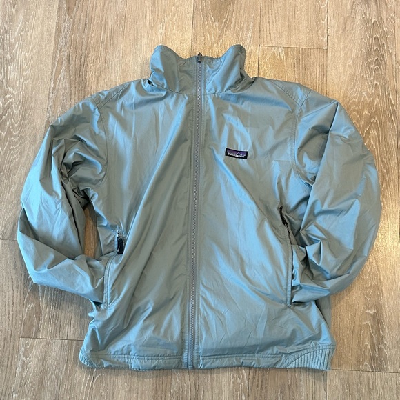 Patagonia Other - Patagonia Fleece Lined Windbreaker Zip up Bomber Jacket - see pictures & notes